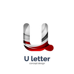 Letter U logo