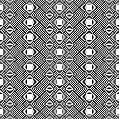 Design seamless monochrome waving pattern