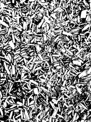 Black and White Wood Chips