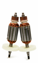 Electric motor rotor isolated