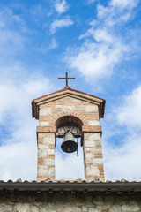 Small bell with religious cross