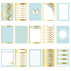 Vector signs and symbols for organized your planner.