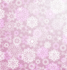 Naklejka na ściany i meble Vector Snowflakes Background