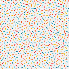 Fototapeta na wymiar lines and dots seamless bright pattern