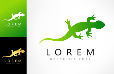 Lizard vector logo