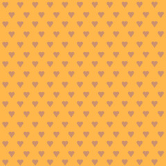 Fototapeta premium Seamless vector pattern with white hearts on pastel background