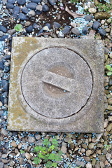 A lid of the sewer in Japan