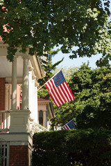 Patriotic US Flag Display