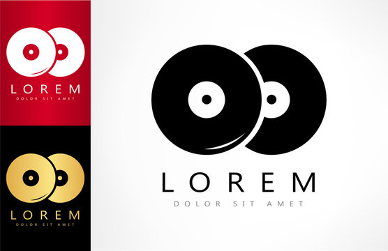 vinyl record logo