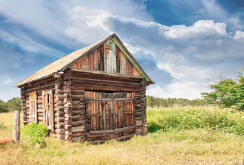 old wooden house