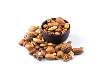 Nuts mix in bowl