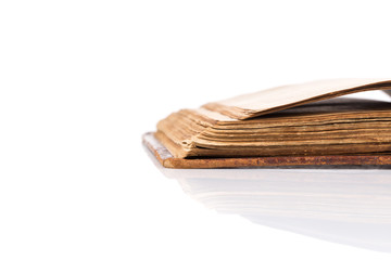 Open Book blank on white