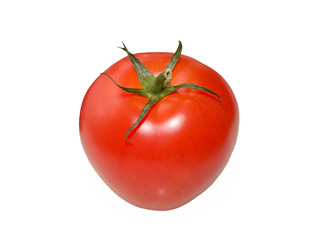 Tomato isolated on white