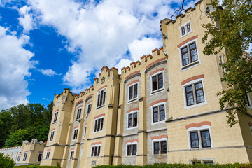 Castle Hluboka nad Vltavou is one of the most beautiful castles of the Czech Republic.