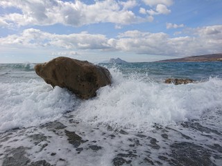 Brandung in Andalusien
