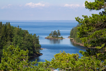 Ладожское озеро, Валаам, Карелия, Россия.