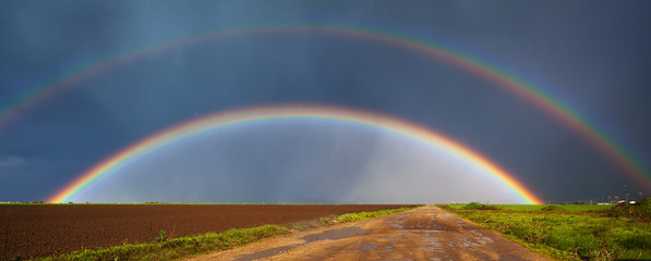 Rainbow panorama