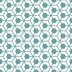  seamless vector pattern of hexagonal grid.
