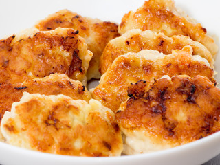 Japanese chikin meatballs called Tsukune