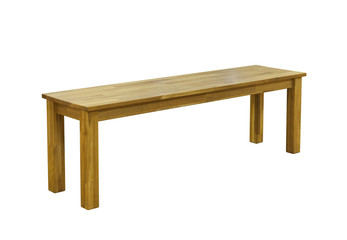 wooden bench