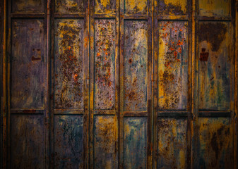 Old metal colorful background. - 121064607