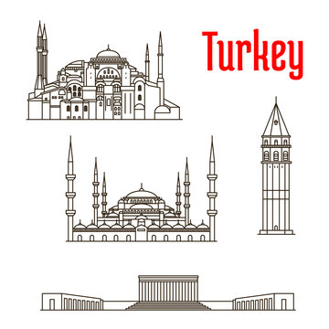 Historic landmarks and sightseeings of Turkey