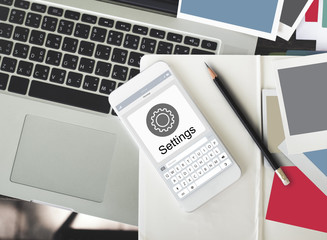 Configuration Fix Repair Settings Graphic Concept