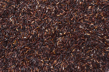 Red rice for background.