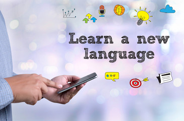 Fototapeta na wymiar Learn a new language