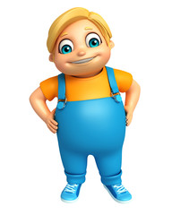 kid boy with Funny pose