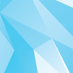 blue polygonal illustration