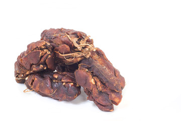 Tamarind on white background.