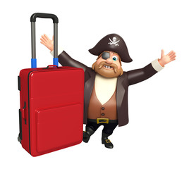 Pirate with Travell bag