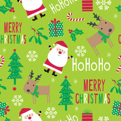 Design collection of cute Christmas characters