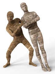 Mummies 3D Illustration