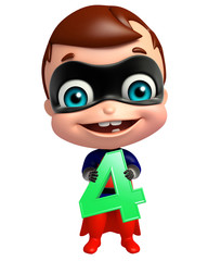 cute superbaby with 4 Digit