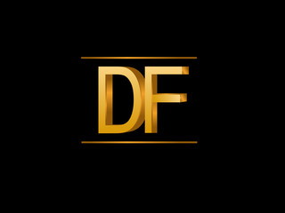 DF Initial Logo for your startup venture