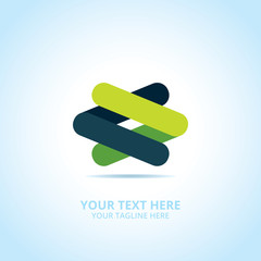 Abstract geometry logo, design concept, emblem, icon, flat logotype element for template.