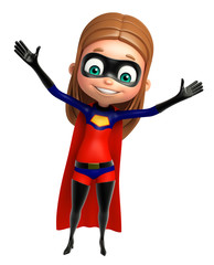 supergirl with Funny pose