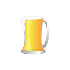  beer glass and beer , Vecter