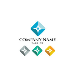 Compass Navigation Icon Logo Vector