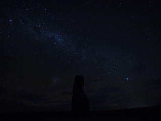 Fototapeta premium イースター島の星空