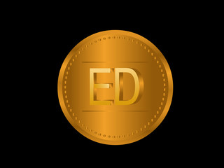 ED Initial Logo for your startup venture