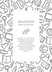 Education Vector background