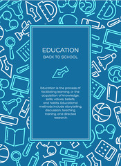 Education Vector background