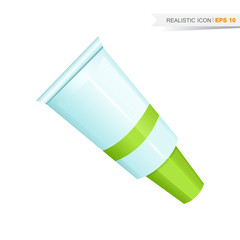 green paint tube icon