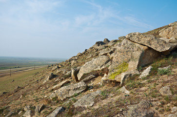 Fototapeta na wymiar rocks at Suvo village