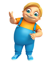 kid boy with   Funny pose