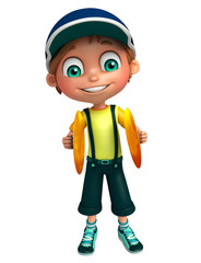 Kid boy with Musical instrument