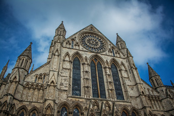 Fototapeta premium Cathedral in York in England the UK 